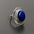 Natural Lapis Lazuli Ring, Sterling Silver Ring, Lapis Lazuli Stone, Beautiful Ring, Natural Stone, Handmade Ring, Oval Ring, Free Shipping