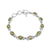 Peridot solid 925 sterling silver Braclet jewelry