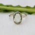 Green Amethyst Ring, Sterling Silver Ring,  Stackable Ring, Minimalist Ring,Handmade Ring,Band Ring,Promise Ring