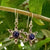 Lapis Lazuli Sterling Silver Gemstone Earring, 925 Silver Earring, AAA??, Blue Earring, Dainty Hoop Earrings, Unique, Christmas Gift