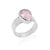 Rose Quartz Solid 925 Sterling Silver Ring Jewelry
