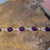 Amethyst sterling silver bracelet, Women amethyst silver bracelet, Purple silver bracelet,birthstone bracelet