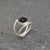 Natural Black Onyx Ring-Handmade Silver Ring-925 Sterling Silver Ring-Black Onyx Designer Ring-Gift for her-December Birthstone-Promise Ring