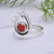 Cornelion Solid 925 Sterling Silver Ring Jewelry