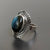 Labradorite ring, handmade Sterling silver ring, natural oval blue labradorite ring, statement ring,
