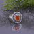 Cornelion Solid 925 Sterling Silver Ring Jewelry