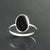 Black Onyx Ring, 925 Sterling Silver, Large Black Onyx Jewellery, Handmade, Boho Ring, Statement Ring, Romantic Ring