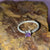 Natural Amethyst Silver Ring, Sterling Silver Ring, Boho Ring, Gemstone Silver Ring, Amethyst Jewelry, Handmade Ring, Women Silver Ring