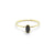 solid 925 sterling silver Black Onyx ring  Gold Vermeil Ring