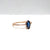 solid 925 sterling silver London Blue Topaz Gold Vermei Ring