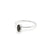 solid 925 sterling silver Black Onyx ring  Gold Vermeil Ring