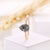 solid- 925 sterling silver Black Rutile ring Rose Gold Vermeil Ring