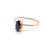 solid 925 sterling silver Black Onyx ring  Gold Vermeil Ring