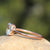 solid 925 sterling silver Blue Topaz Gold Vermei Ring