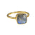 solid 925 sterling silver Labradorite ring  Gold Vermeil Ring