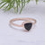 solid 925 sterling silver Black Onyx ring  Gold Vermeil Ring