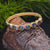 solid 925 sterling silver London Blue Topaz Gold Vermei Ring