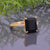 solid 925 sterling silver Black Onyx ring  Gold Vermeil Ring