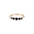 solid 925 sterling silver Black Onyx ring  Gold Vermeil Ring