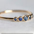 solid 925 sterling silver London Blue Topaz Gold Vermei Ring