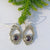 Garnet Earrings/92.5 Sterling Slver/Women Earring/Dark Red Garnet Gemstone/January Gemstone/Handmade Jewelry