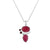 Ruby Garnet Solid 925 Sterling Silver Pandent