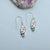 Blue Topaz Solid 925 Sterling Silver Dangle Earrings Jewelry