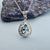 Blue Topaz Solid 925 Sterling Silver Chain Pandent