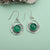 Green Onyx Solid 925 Sterling Silver Dangle Earrings Jewelry
