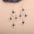 Garnet Solid 925 Sterling Silver Dangle Earrings Jewelry