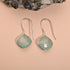 Aqua Chalsy Dony Solid 925 Sterling Silver Dangle Earrings Jewelry