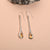 Citrine Solid 925 Sterling Silver Dangle Earrings Jewelry