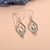 Rose Quartz Solid 925 Sterling Silver Dangle Earrings Jewelry