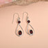 Garnet Solid 925 Sterling Silver Dangle Earrings Jewelry