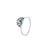 Turquoise solid 925 sterling silver ring jewelry