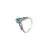 Turquoise solid 925 sterling silver ring jewelry