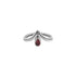 Garnet Solid 925 Sterling Silver Ring Jewelry