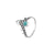 Turquoise solid 925 sterling silver ring jewelry