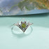 Peridot Solid 925 Sterling Silver  Ring Jewelry