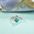 Turquoise solid 925 sterling silver ring jewelry