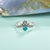 Turquoise solid 925 sterling silver ring jewelry