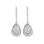 Rainbow Moonstone Solid 925 Sterling Silver Dangle Earrings Jewelry