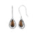 Tiger Eye Solid 925 Sterling Silver Dangle Earrings Jewelry