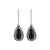 Black Onyx Solid 925 Sterling Silver Dangle Earrings Jewelry