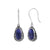 Lapis Solid 925 Sterling Silver Dangle Earrings Jewelry