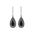 Black Onyx Solid 925 Sterling Silver Dangle Earrings Jewelry