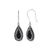 Black Onyx Solid 925 Sterling Silver Dangle Earrings Jewelry