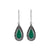 Green Onyx Solid 925 Sterling Silver Dangle Earrings Jewelry