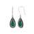 Green Onyx Solid 925 Sterling Silver Dangle Earrings Jewelry