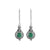 Green Onyx Solid 925 Sterling Silver Dangle Earrings Jewelry